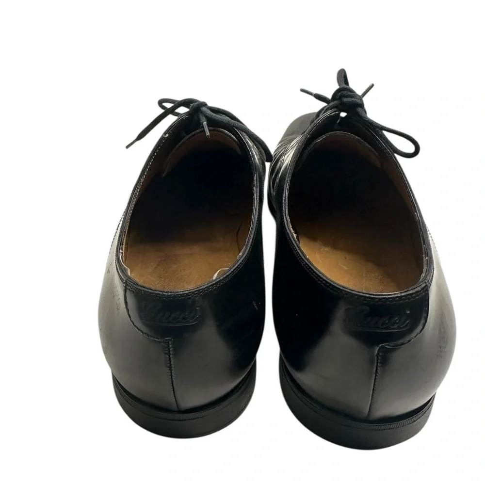 Gucci Black Leather Oxfords size 9